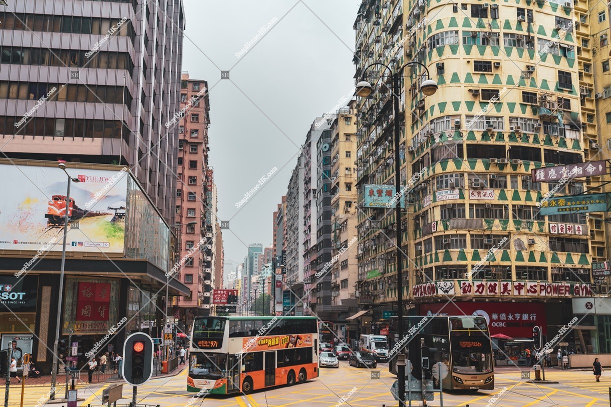 Street view of Nathan Road, Jordan, No.6