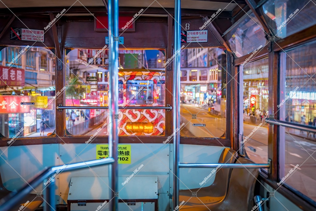 Night view from Hong Kong Tram, No.2