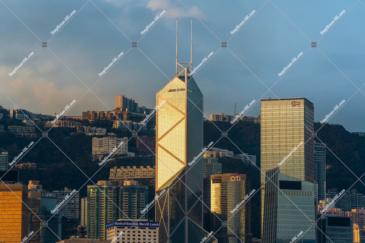 Morning view of the high-rise buildings at Central, No.5