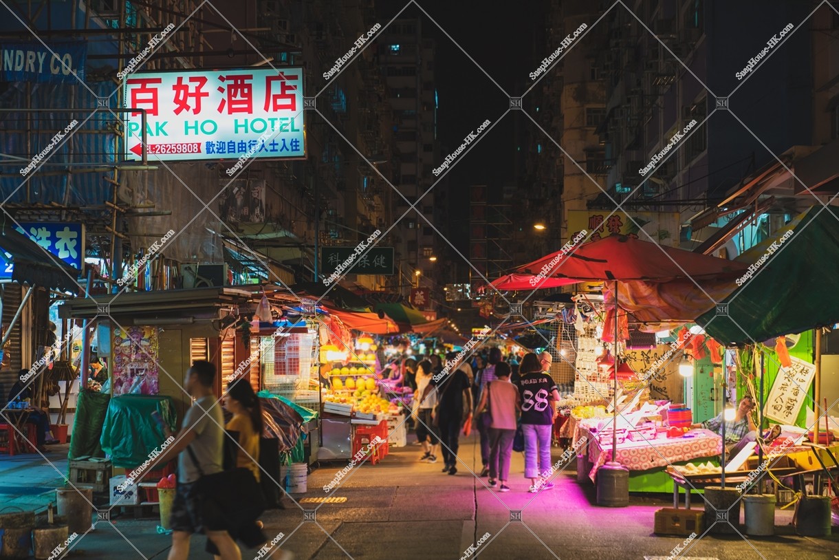 Street Markets at night in Mong Kokg, No.3