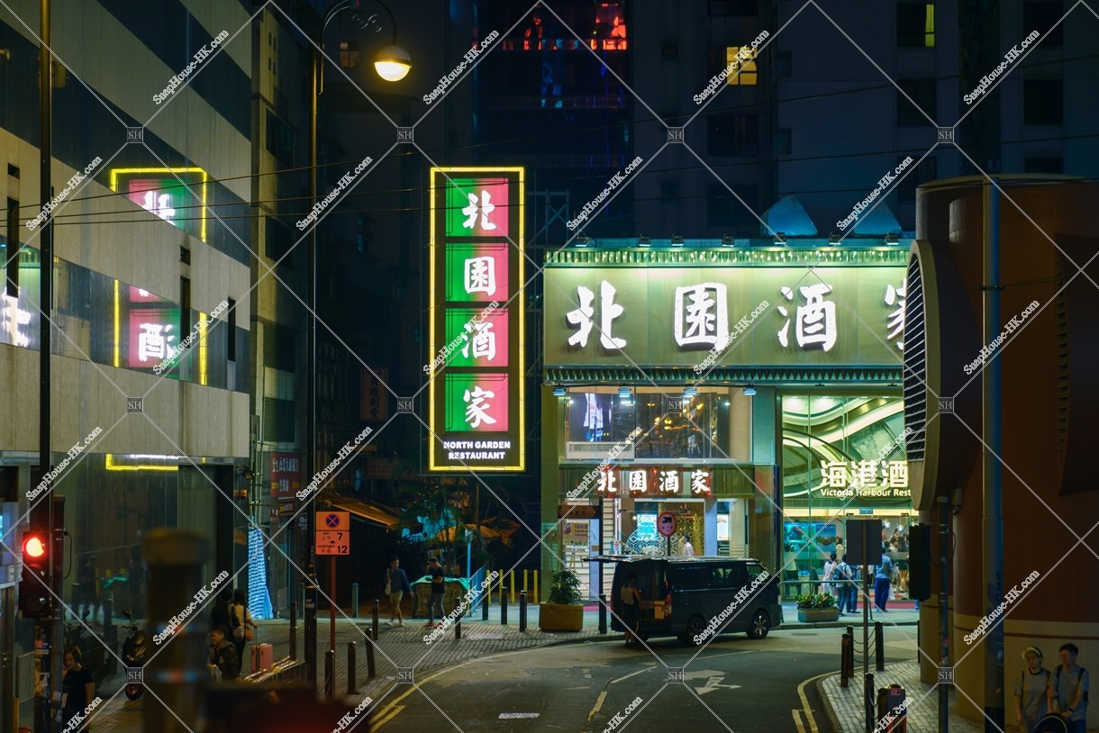 Night street view of Sheung Wan, No.2