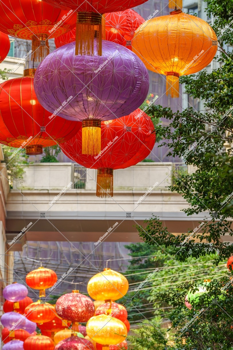 Lanterns in Lee Tung Avenue, Wan Chai, No.6