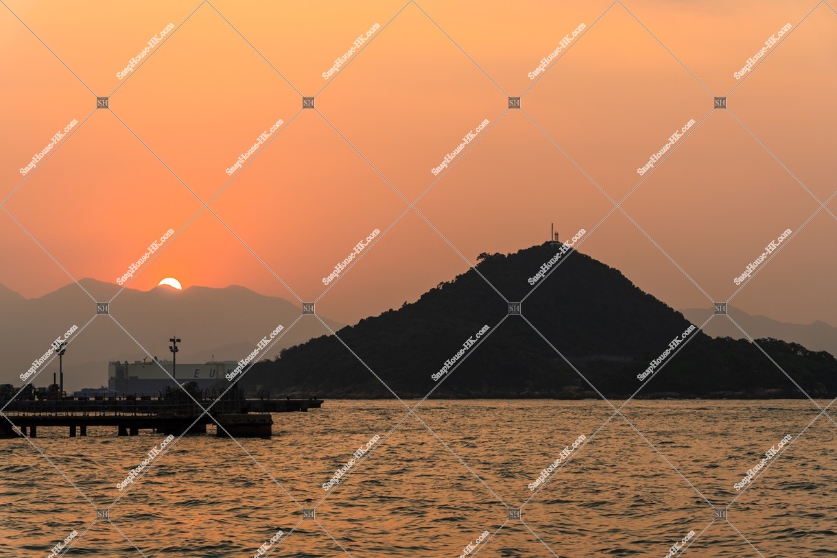 Sunset view of Kennedy Town, No.4