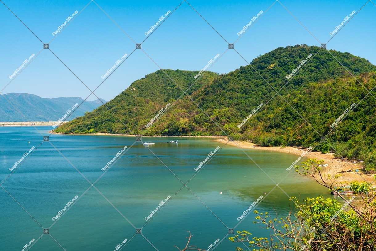 View of Ma Shi Chau with Plover Cove, No.1