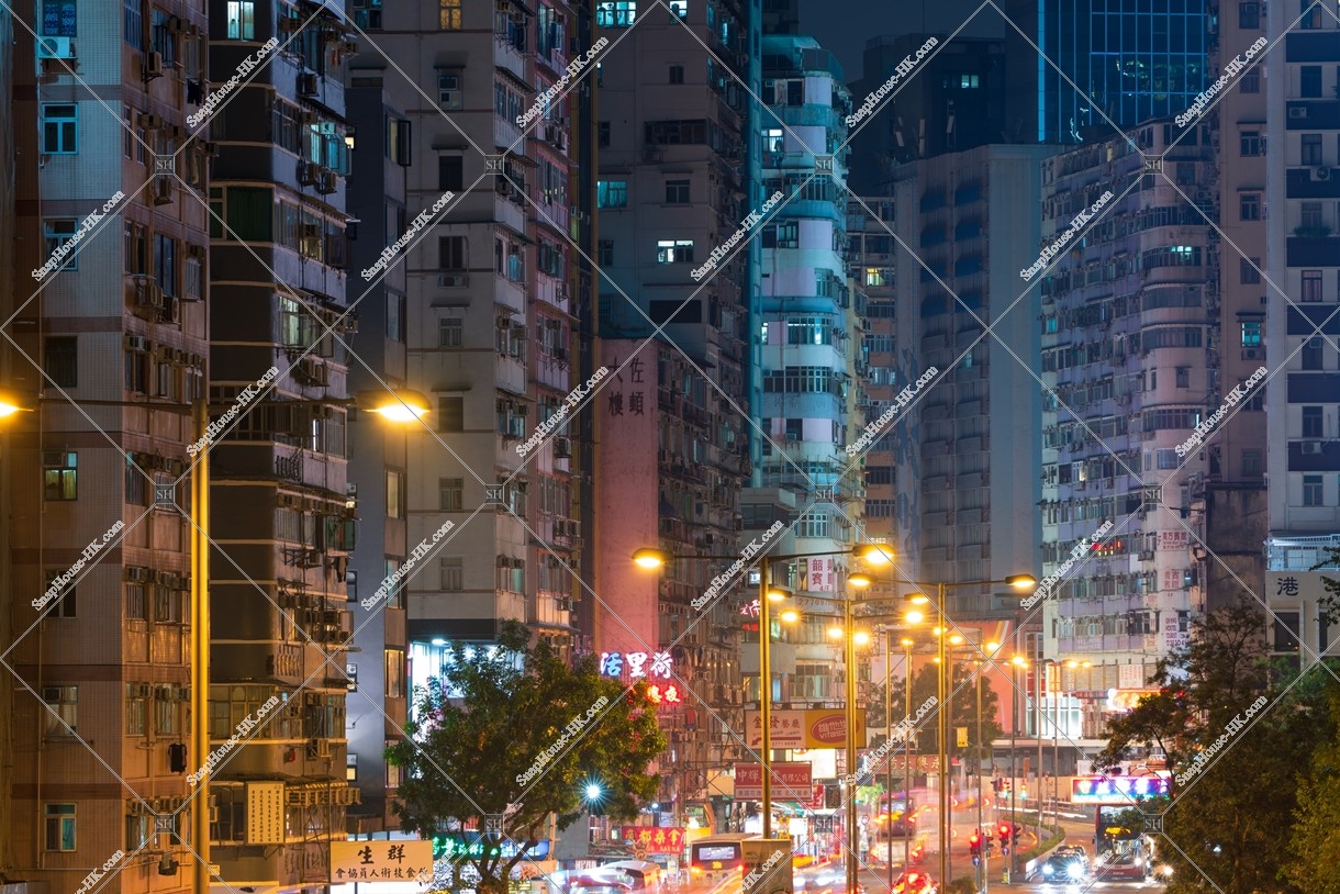 Night street view of Jordan, No.1