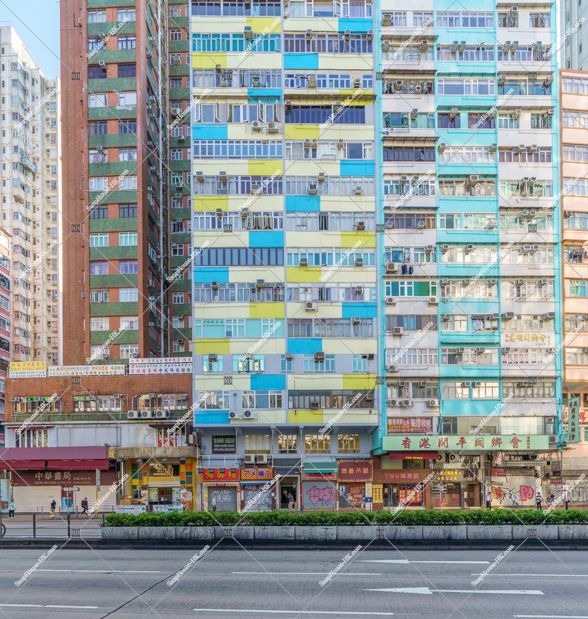 Street view of Nathan Road, Yau Ma Tei, No.17