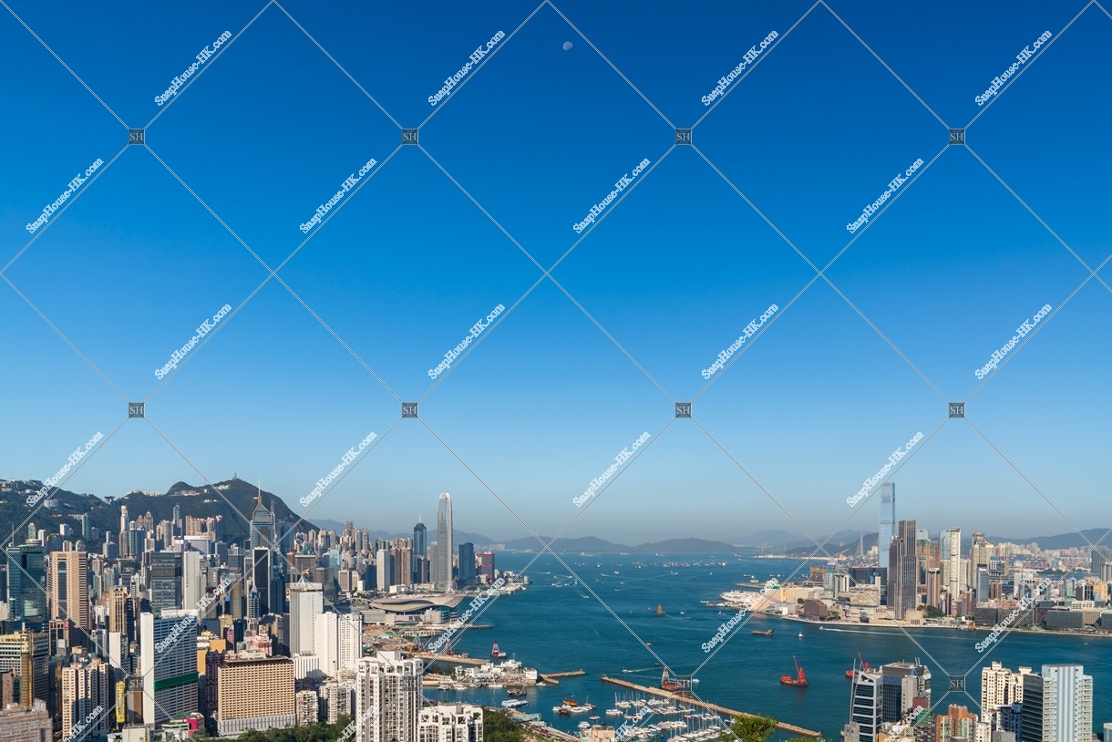 View of Kowloon Peninsula and Hong Kong Island, No.5