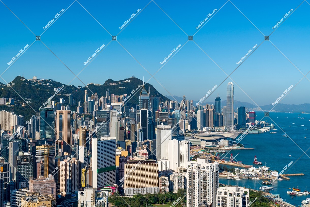 View of Hong Kong Island, No.7