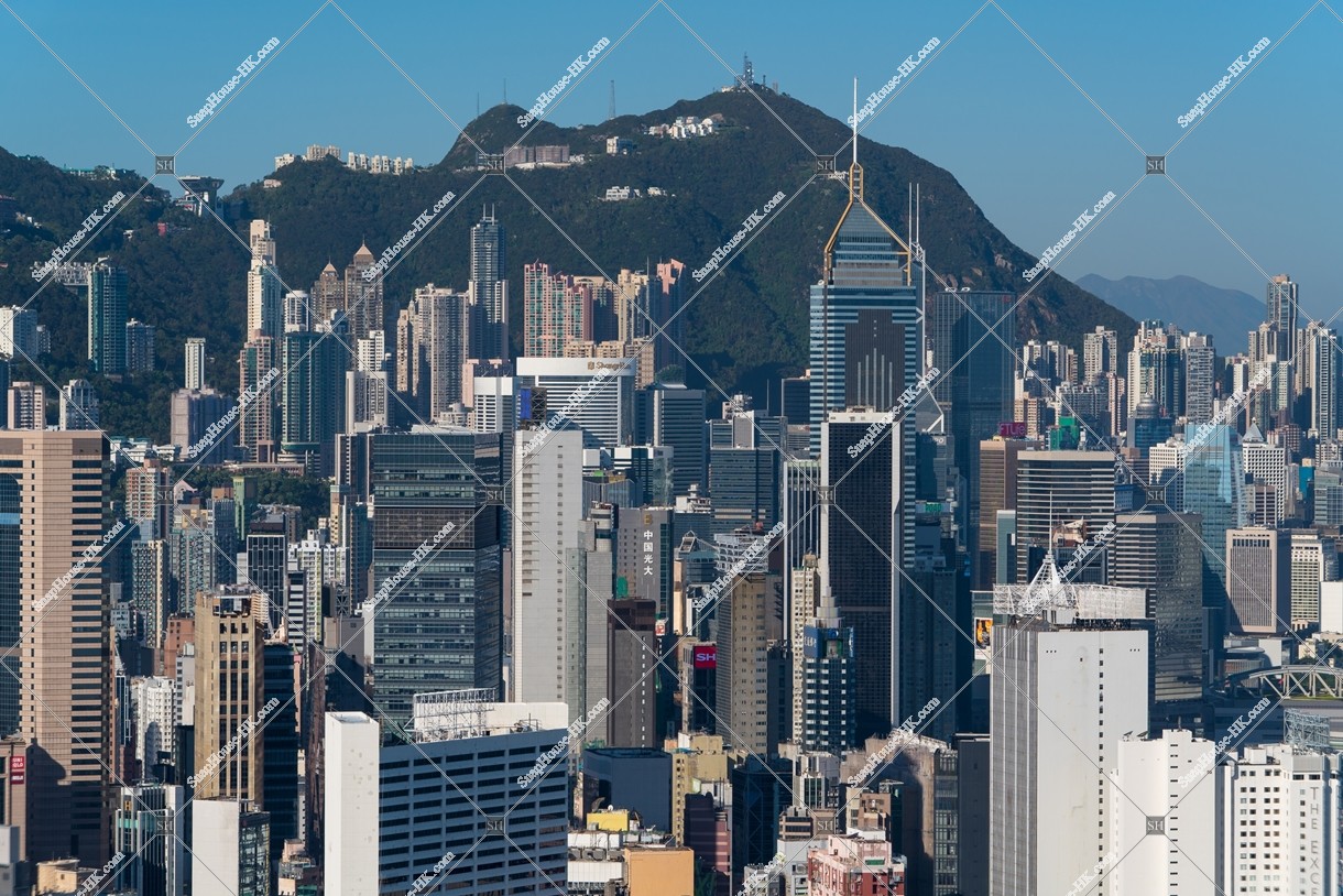 View of high-rise buildings at Wan Chai, No.2
