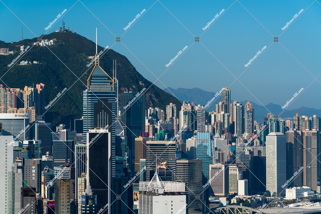 View of high-rise buildings at Wan Chai, No.3