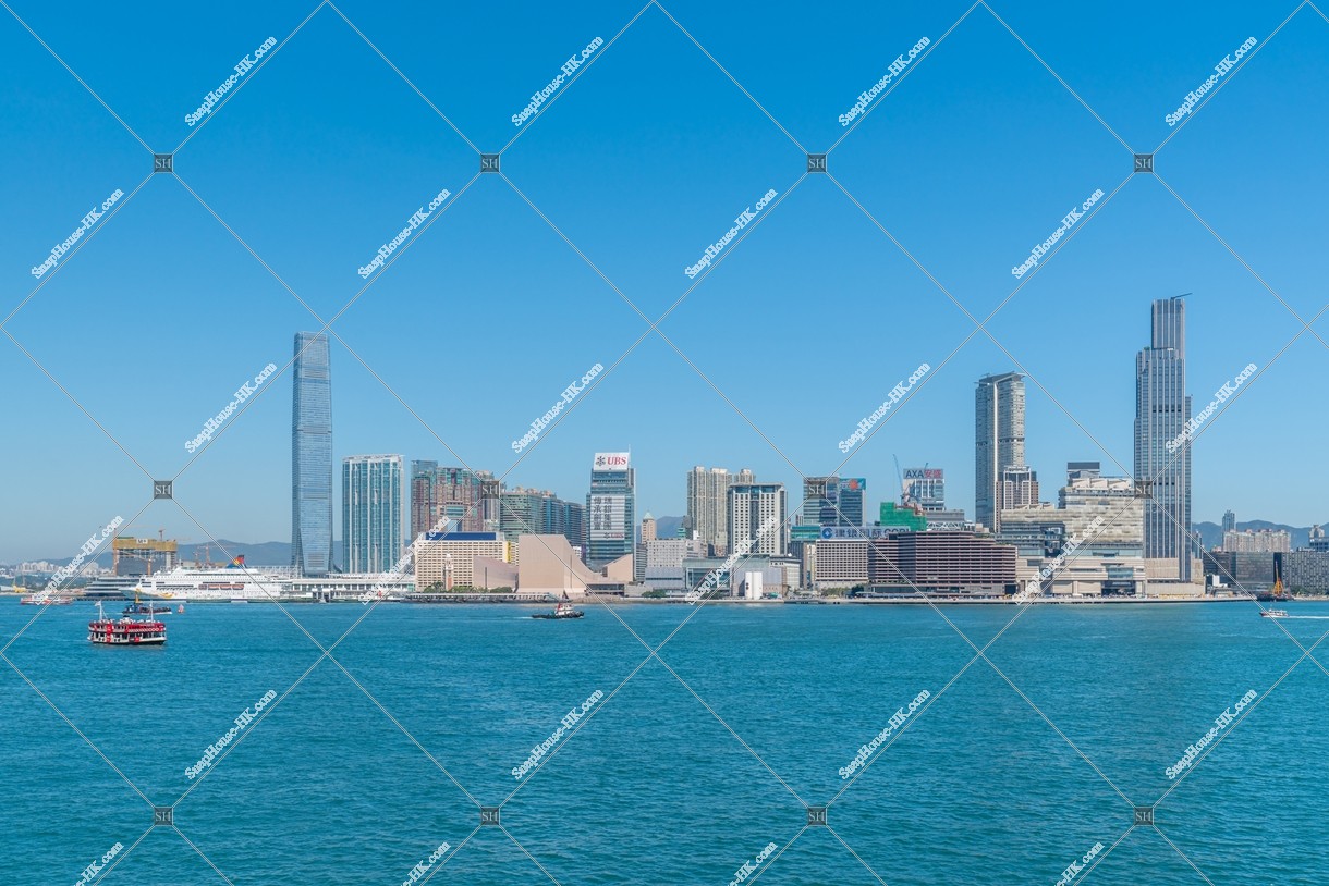 View of West Kowloon to Tsim Sha Tsui