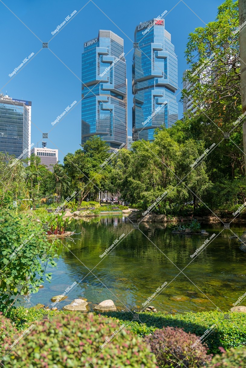 View of Hong Kong Park and Lippo Center, No.1