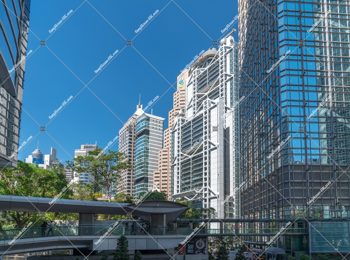 Business district cityscape at Central