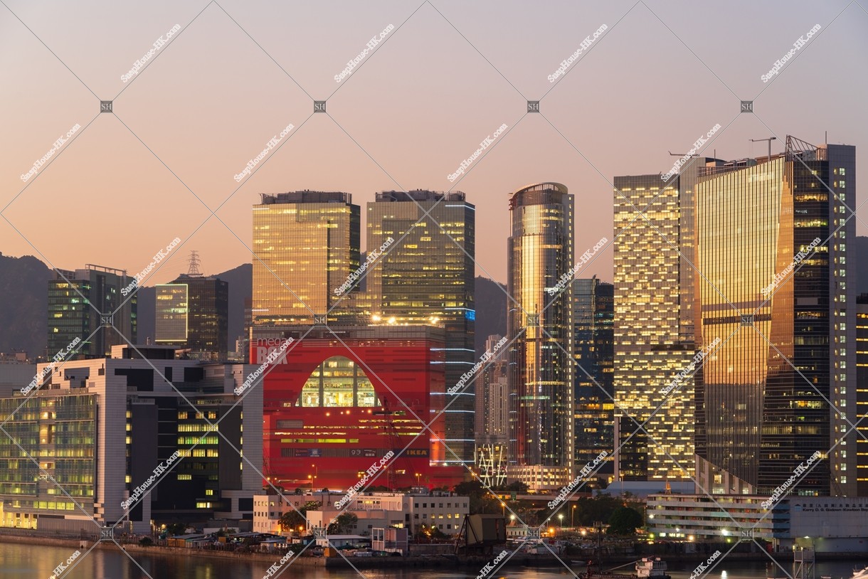 View of buildings at Kowloon Bay at dsuk