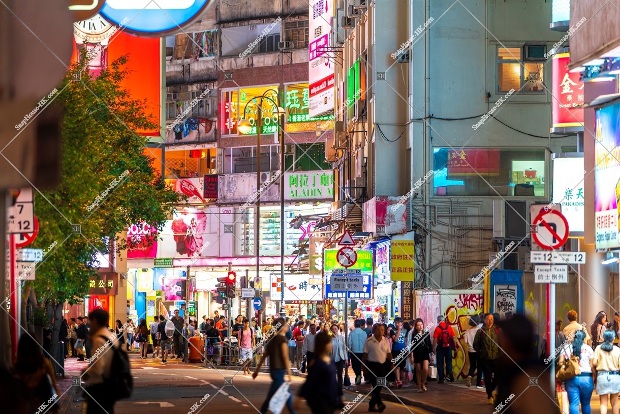 Downtown Causeway Bay at night, No.2
