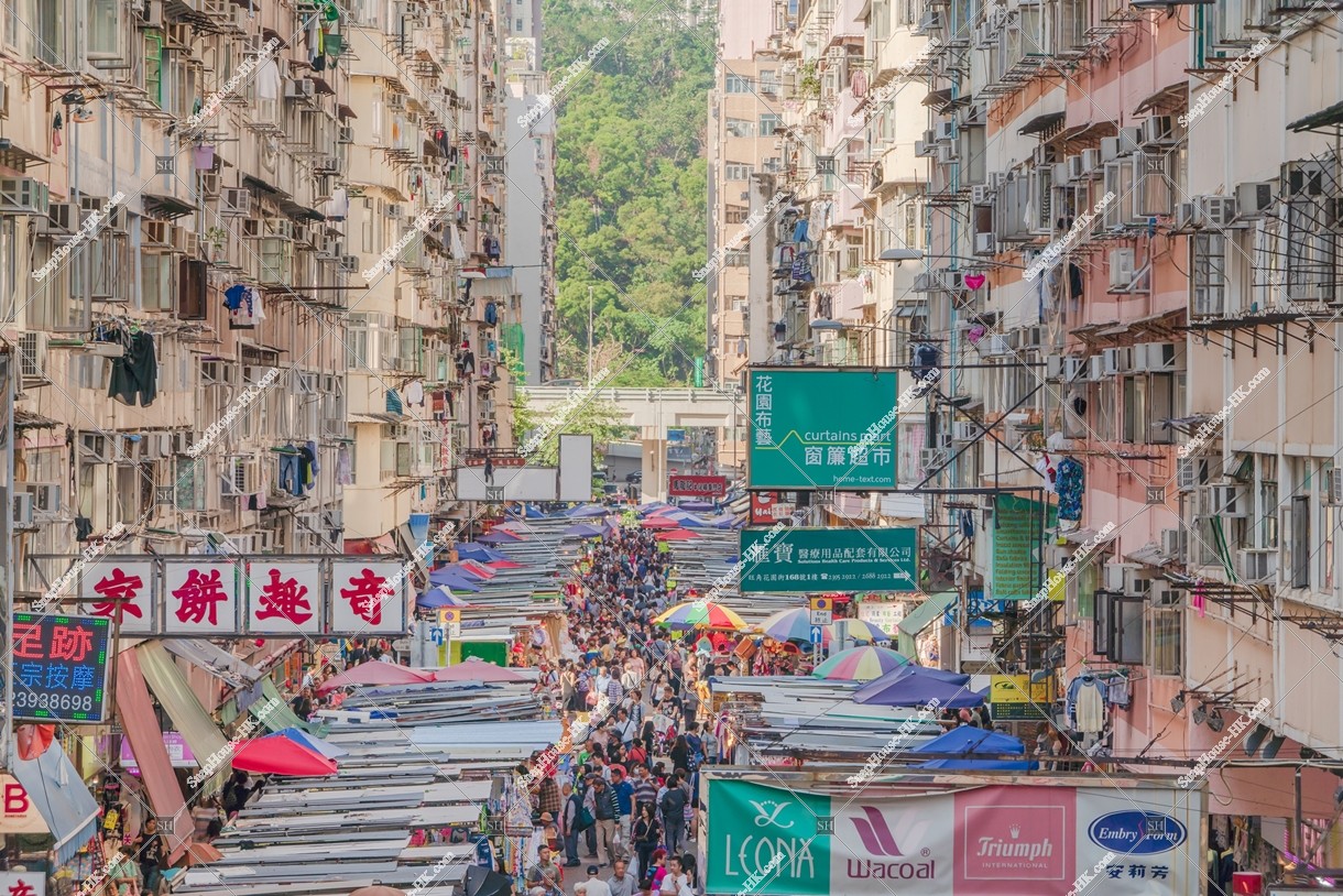 Street view of Fa Yuen Street at Mong Kok, No.8
