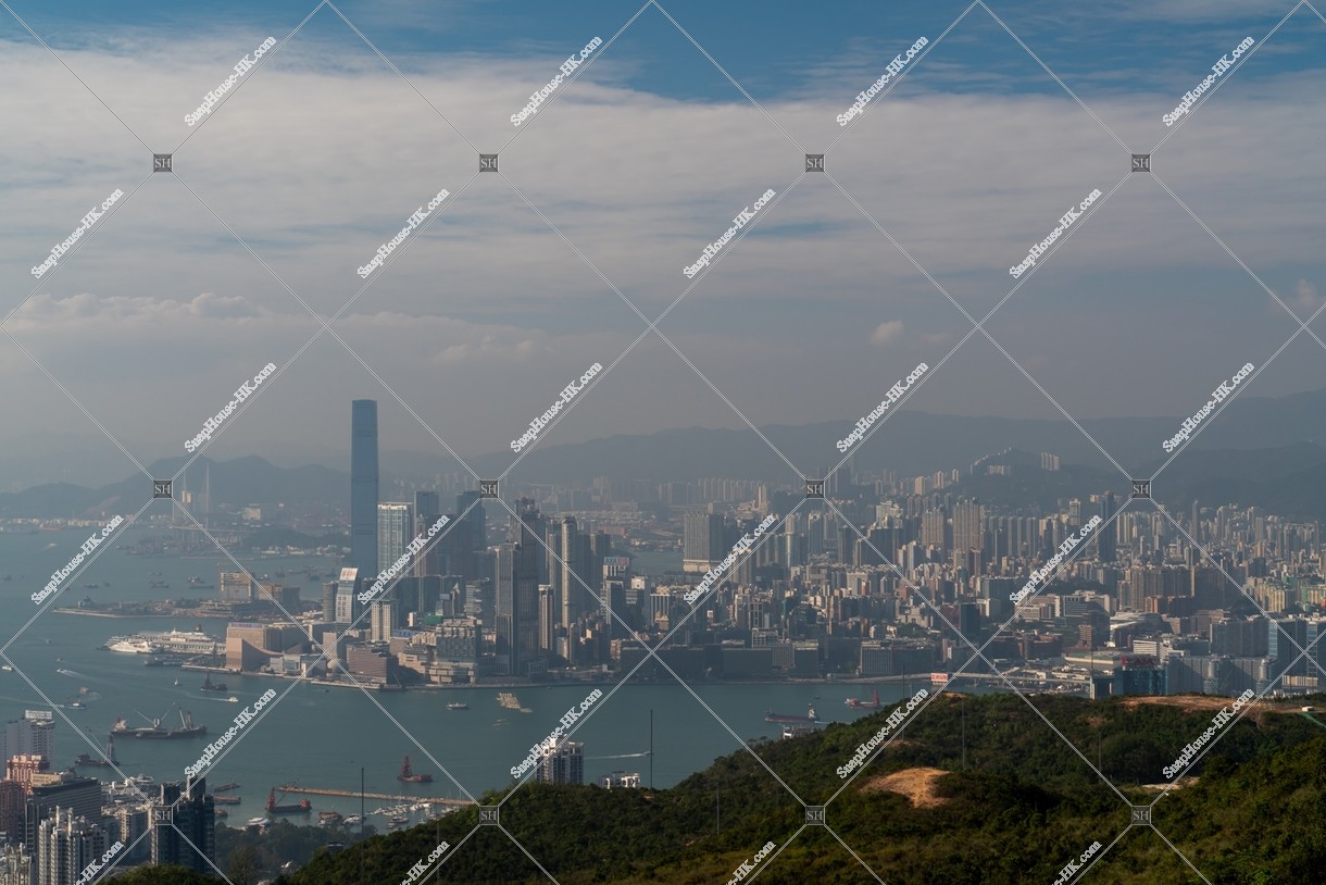 Skyline view of Kowloon Peninsula, No.2