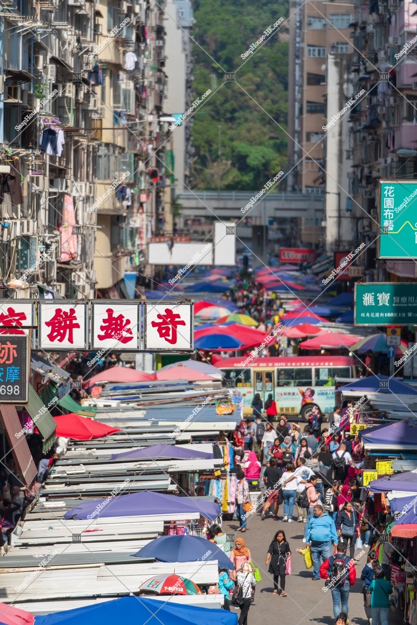 Street view of Fa Yuen Street at Mong Kok, No.18