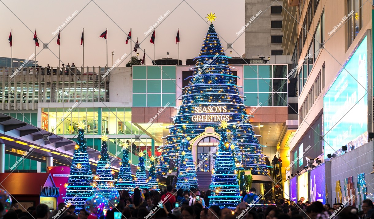Christmas lights at Tsim Sha Tsui, No.1