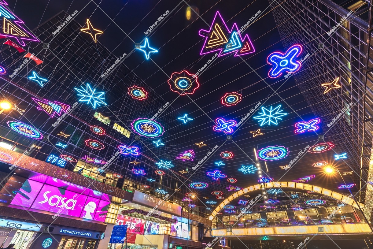 Season's Greetings lights at Tsim Sha Tsui, No.6