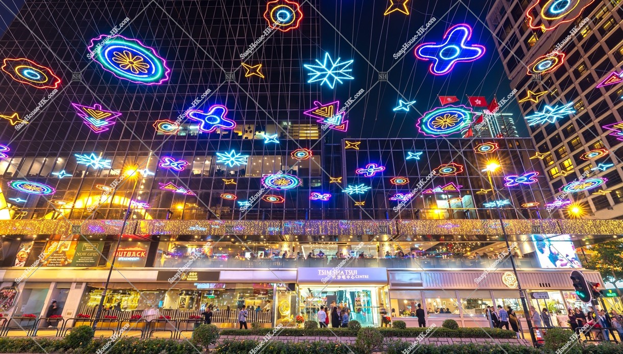 Season's Greetings lights at Tsim Sha Tsui, No.8