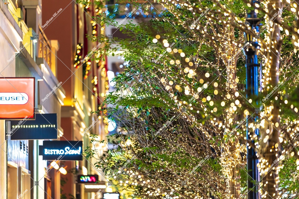 Christmas lights at Lee Tung Avenue, Wan Chai, No.12
