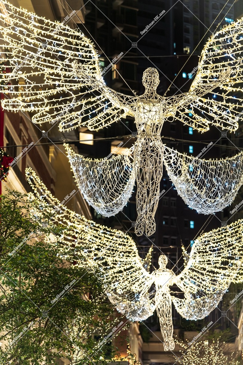 Christmas lights at Lee Tung Avenue, Wan Chai, No.19