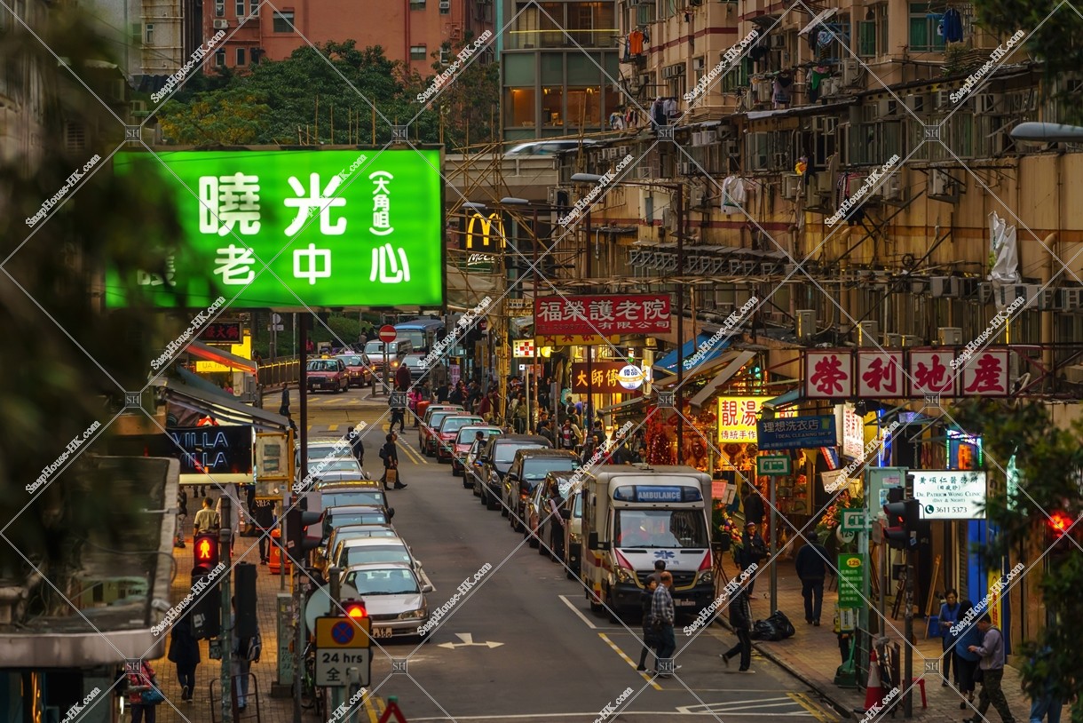 View of old town at Tai Kok Tsui, No.12