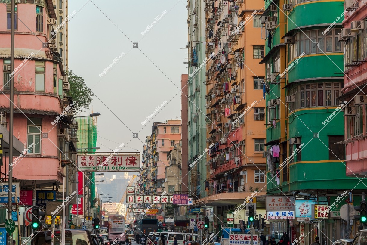 View of old town at To Kwa Wan, No.9