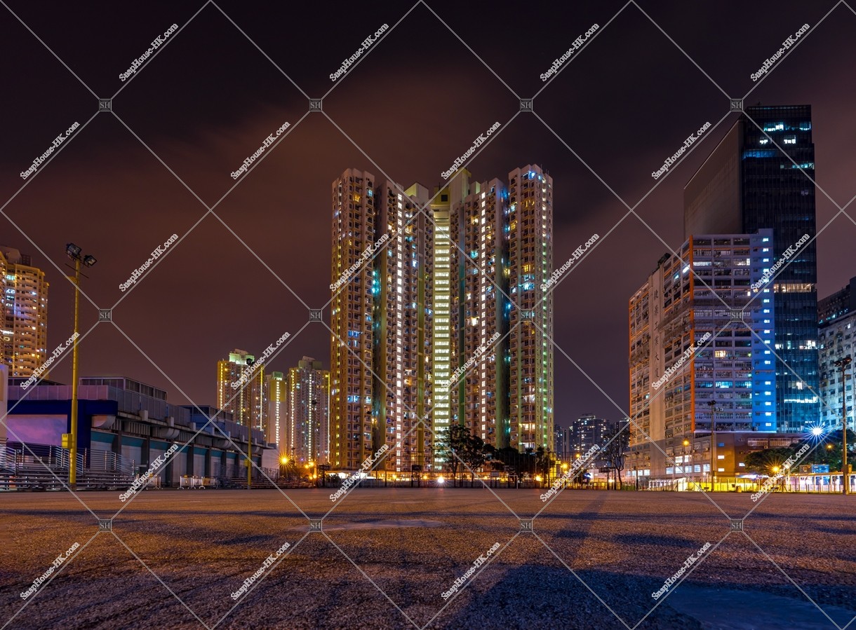 Night street view of San Po Kong, No.1