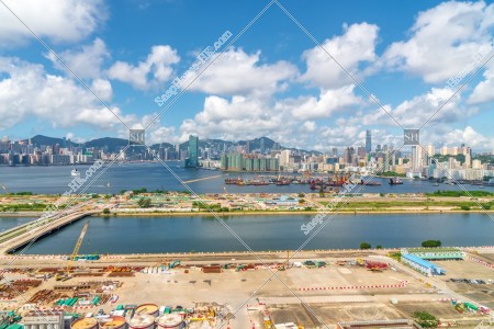 View of Hong Kong Island and Kowloon Peninsula, No.2