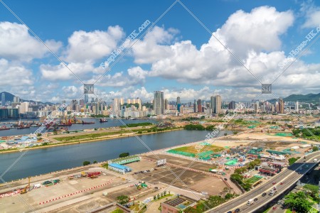 View of Kai Tak area and Kowloon Peninsula, No.3