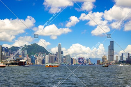 View of Hong Kong Island and Kowloon Peninsula, No.4