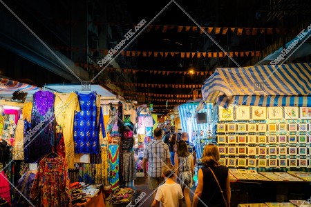 View of Temple Street Night Market, Jordan, No.8