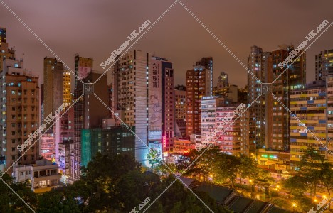 Night street view of Yau Ma Tei, No.5