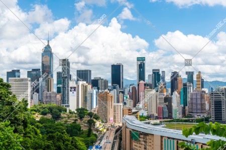 Landscape of Wan Chai to Causeway Bay