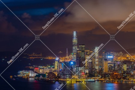 Night view of Kowloon Peninsula , No.2
