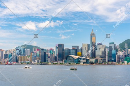 View of high-rise buildings at Wan Chai, No.6
