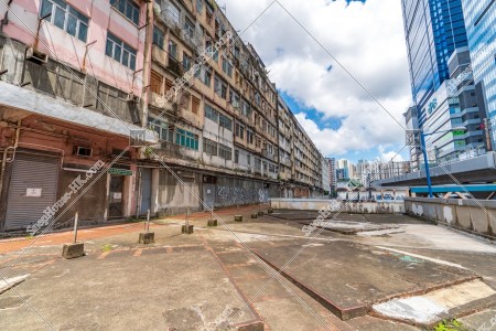 The terrace of the old building in Yue Man Square at Kwun Tong, No.6