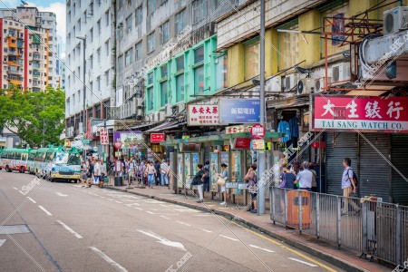 Street view of Yue Man Square at Kwun Tong, No.1