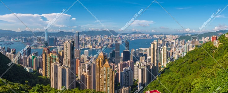 View of Hong Kong from The Peak, No.6