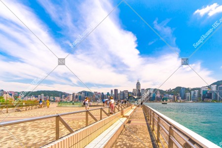 Observation deck at Tsim Sha Tsui