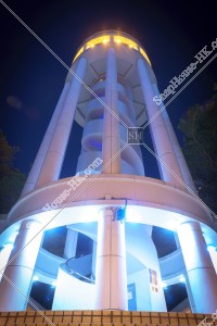 Night view of Vantage Point at Hong Kong Park, Central
