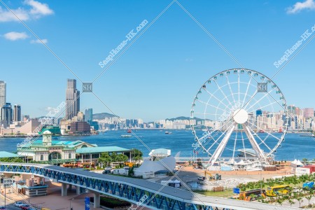 The Hong Kong Observation Wheel and Central Ferry Piers, Central, No.2