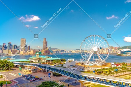 The Hong Kong Observation Wheel and Central Ferry Piers, Central, No.4