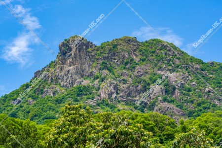 Lion Lock mountain with blue sky, No.2
