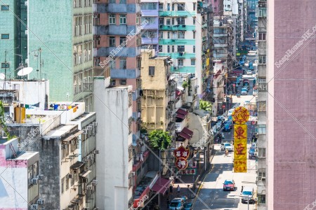 Street view of Shanghai Street at Yau Ma Tei, No.3