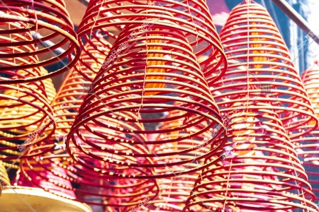 Lncense coils, Tin Hau Temple, Yau Ma Tei, No.5