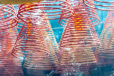 Lncense coils, Tin Hau Temple, Yau Ma Tei, No.6
