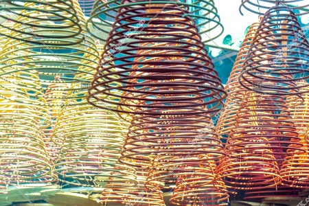 Lncense coils, Tin Hau Temple, Yau Ma Tei, No.7